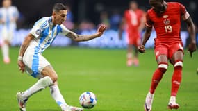 Angel Di Maria lors d'Argentine-Canada (2-0, Copa America), le 20 juin 2024