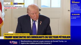 "Du pétrole nous a été donné par le Venezuela, c'est d'une valeur d'environ 4 milliards de dollars", se félicite Donald Trump