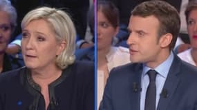 Marine Le Pen et Emmanuel Macron. 