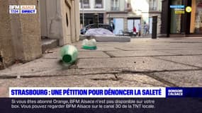 Strasbourg: une pétition lancée pour dénoncer la saleté de la ville
