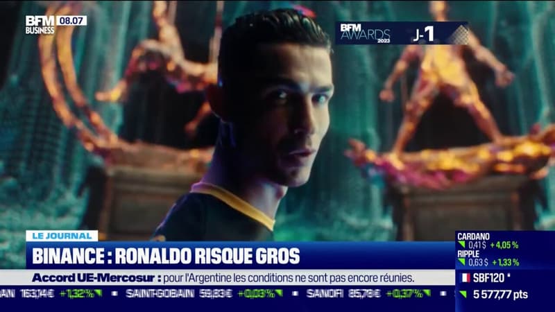 Binance : Ronaldo risque gros
