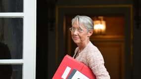 Elisabeth Borne, alors ministre du Travail, à l'Hôtel de Matignon, à Paris, le 2 septembre 2021 (image d'illustration)