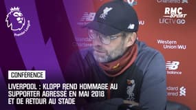 Liverpool : Klopp rend hommage au supporter agressé en mai 2018 et de retour au stade