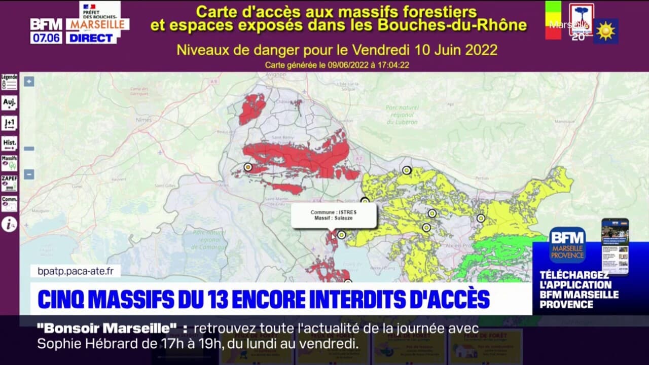 Présentation 41+ imagen carte acces massifs forestiers bouchesdurhone