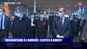 Mesures renforcées à l'arrivée: à Roissy, Jean Castex interpellé par une voyageuse sur la lenteur des tests à la sortie de l'avion