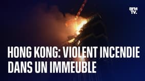  Hong Kong: un violent incendie dans un immeuble en construction