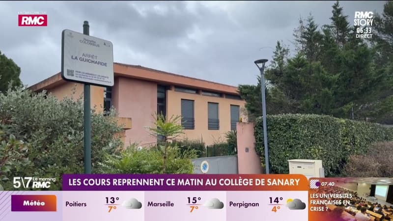 Les cours reprennent à Sanary-sur-Mer