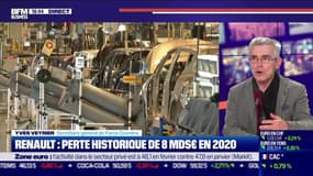 Yves Veyrier (Force Ouvrière) : Perte historique de huit milliards d'euros pour Renault en 2020 - 19/02