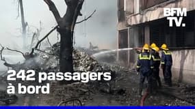 Inde: un avion de ligne à destination de Londres s'est écrasé à Ahmedabad
