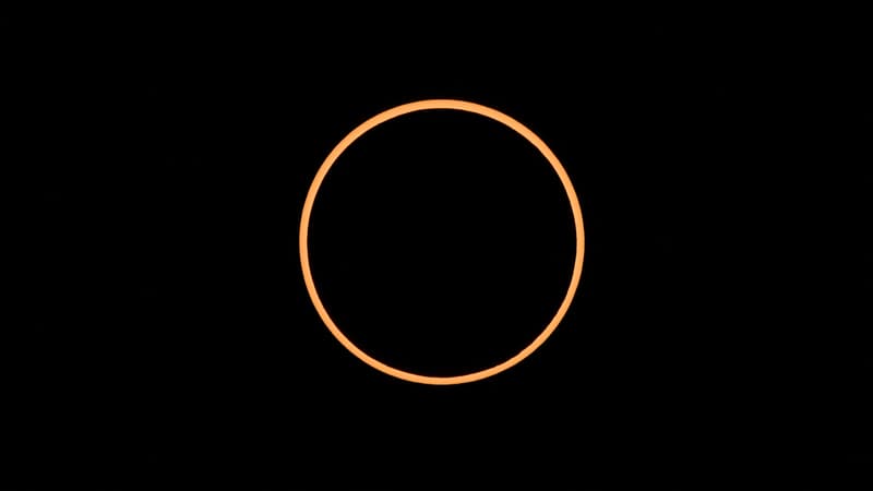 L'éclipse solaire observée le 14 octobre 2023 au Nouveau-Mexique (États-Unis). 