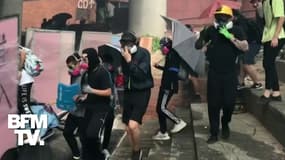 Depuis ce dimanche, des centaines de manifestants hongkongais sont retranchés dans une université 