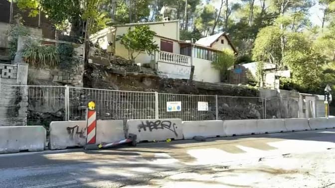 Le mur de soutènement de sa maison avait été emporté par les inondations d'octobre dernier