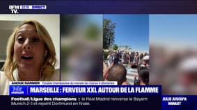 "On sentait une vraie ambiance de partage": Anouk Garnier, double championne du monde de course à obstacles, a porté la flamme olympique