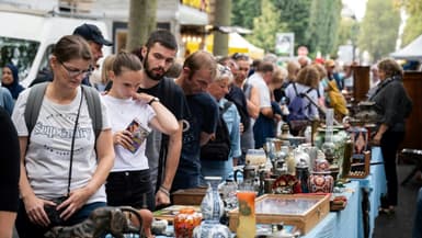 A la braderie de Lille (Nord), le 2 septembre 2023