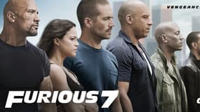 Les acteurs principaux de "Fast & Furious 7", en salles en avril 2015.