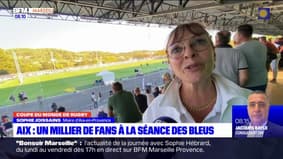 Un millier de fans ont assisté à la séance du XV de France à Aix-en-Provence