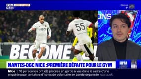 Ligue 1: première défaite de la saison pour l'OGC Nice, contre Nantes