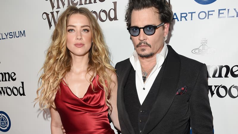 Amber Heard et Johnny Depp en janvier 2016