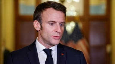 Emmanuel Macron le 1er décembre 2022 à Washington