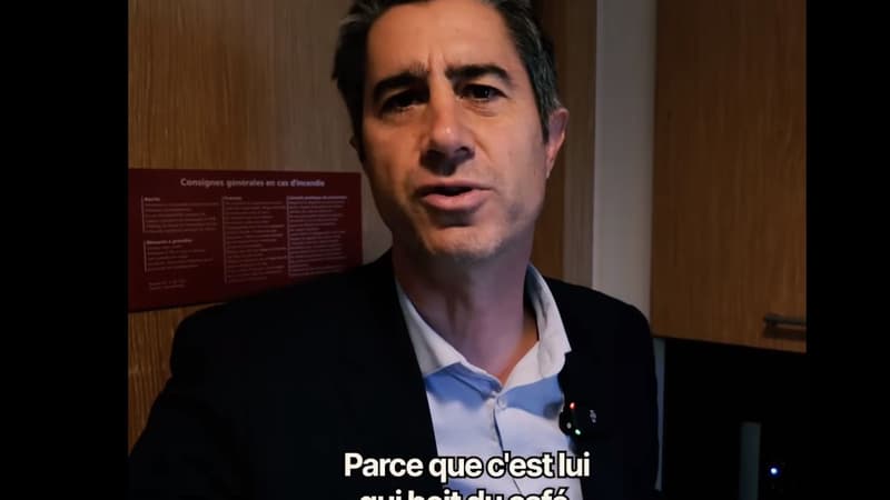 François Ruffin dans une vidéo publiée sur son compte Facebook