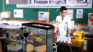 Jamie Edwards, 13 ans, a réalisé une fusion nucléaire, mercredi, à son école de Preston, dans le Lancashire (Angleterre).