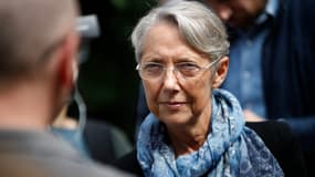 Elisabeth Borne, Première ministre, dans le Calvados, le 21/05/2022