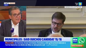 Saïd Ouichou, médecin généraliste dans les quartiers nords de Marseille, candidat à la mairie des 15/16ème
