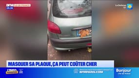 Paris: les automobilistes de plus en plus nombreux à masquer leur plaque