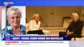 "Mercredi, on sera de retour sur scène": Muriel Robin donne des nouvelles de Pierre Arditi après son malaise sur scène