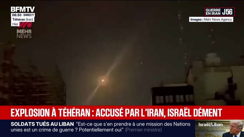 De multiples explosions dans le ciel iranien pour la première fois depuis l'entrée en vigueur du cessez-le-feu