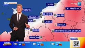 Météo: soleil à l'est, nuage et orage à l'ouest, la Normandie coupée en 2 ce jeudi, 25°C à Dieppe et 31°C à Évreux