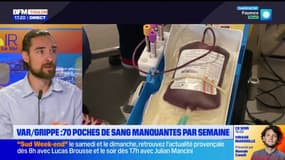 Var: 70 poches de sang manquantes par semaine dans le département