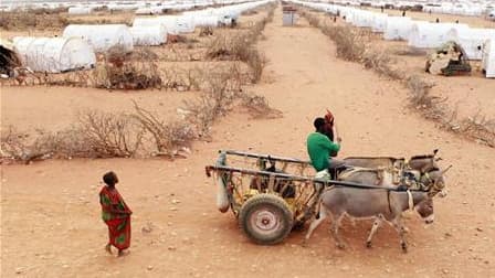 Le camp de réfugiés somaliens de Kobe, en Ethiopie, près de la frontière avec la Somalie. Un navire français transportant 200 tonnes de denrées alimentaires quittera le port de Toulon le 1er septembre prochain à destination de Djibouti. La cargaison sera