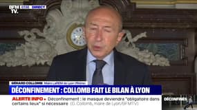 Le maire de Lyon Gérard Collomb estime que "le masque deviendra obligatoire dans certains lieux" si nécessaire