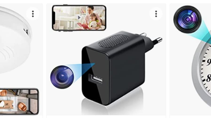 Une sélection de caméras espionnes trouvées sur Amazon