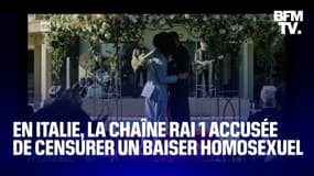 En Italie, la chaîne de télévision Rai 1 dément avoir censuré un baiser entre deux hommes