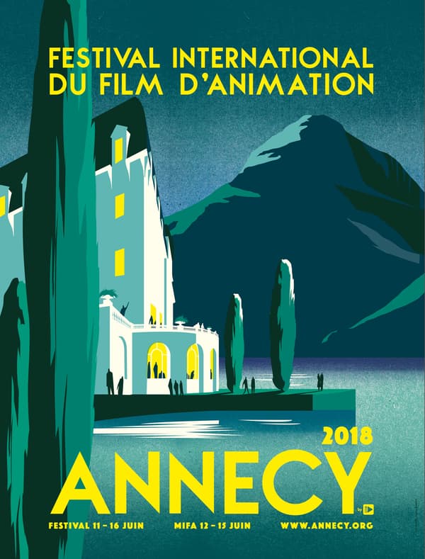 Affiche du festival d'Annecy 2018