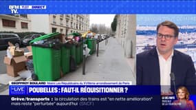 Grève des éboueurs: Geoffroy Boulard, maire du XVIIe arrondissement de Paris, "demande à la maire de Paris de nous laisser la possibilité de recourir à des sociétés privées pour déblayer les rues"