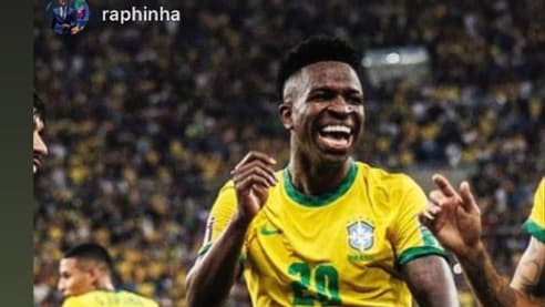 Le message de Raphinha à Vinicius