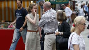 Nathalie Kosciusko-Morizet agressée à Paris. - AFP