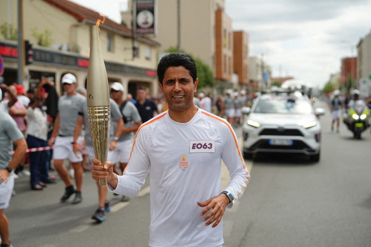 Jo 2024: La Fierté De Nasser Al-khelaïfi, Porteur De La Flamme 