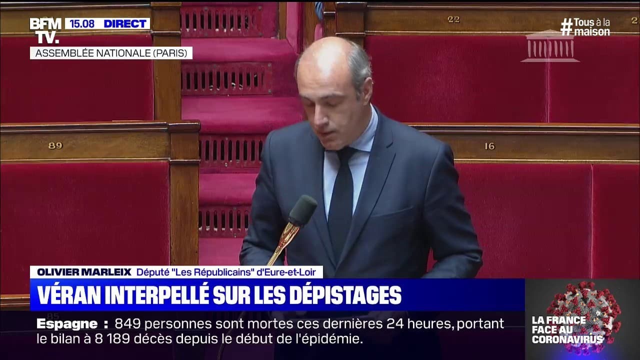 Olivier Marleix (LR) au ministre de la Santé "Nous ne comprenons