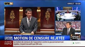 19H Ruth Elkrief: Edition spéciale Rejet de la motion de censure: Les commentaires de Thierry Arnaud et Anna Cabana - 19/02