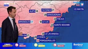 Météo: le ciel restera dégagé ce vendredi, 31°C à Toulon et jusqu'à 35°C prévus pour Brignoles
