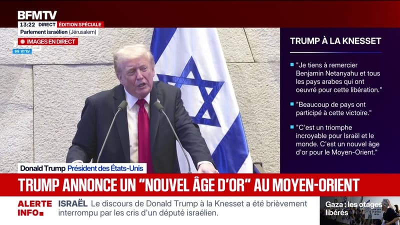 Donald Trump renomme dans son discours les accords d'Abraham par les accords 