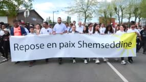 Une marche blanche organisée le 12 avril en hommage à Shemseddine, l'adolescent de 15 ans mortellement agressé près de son collège le 4 avril 2024.