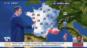 La météo pour ce mardi 25 juillet 2017