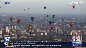 Un beau ballet de montgolfières colore le ciel de Londres pour la bonne cause