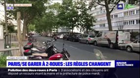 Paris: les règles changent pour le stationnement des deux-roues