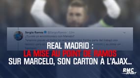 Real Madrid : La mise au point de Ramos sur Marcelo, Solari, son carton à l'Ajax...